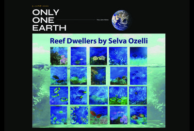 Reef Dwellers Art Show by Selva Ozelli for World Environment Day