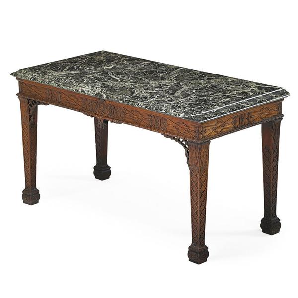 Lot 2095: George II Mahogany Serving Table, $8K–12K