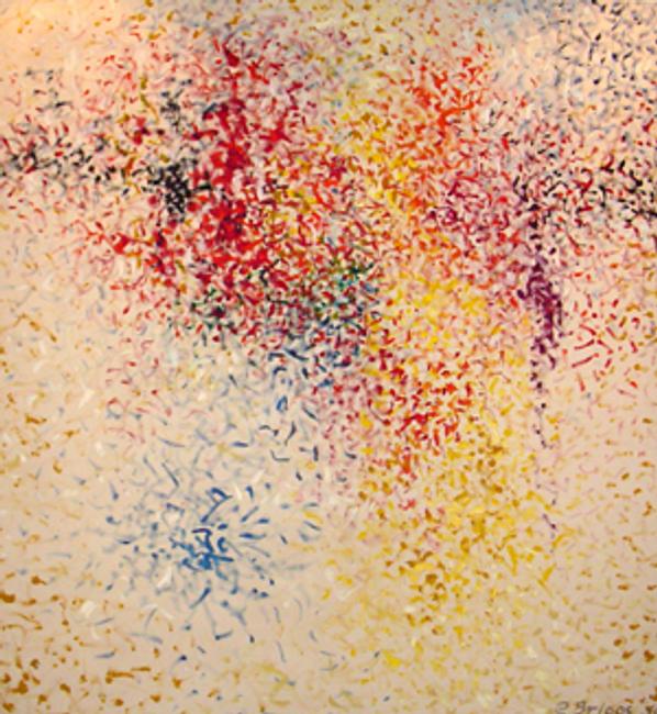 Ernest Briggs, Untitled, 1950, Untitled, Oil on Canvas, 72" x 68" 