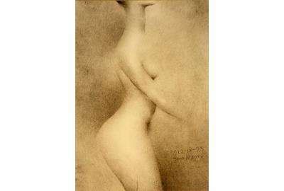 Vasily Sitnikov, Nude of Martha Wayman: Double-Sided Work