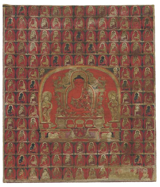 An Early and Highly Important Thangka of Amitabha, Western Tibet, Second Half 13th Century, Estimate: $400,000-600,000 