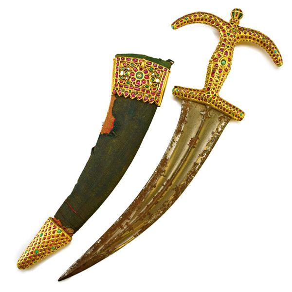 Jewel Encrusted Mughal Dagger, $314,500