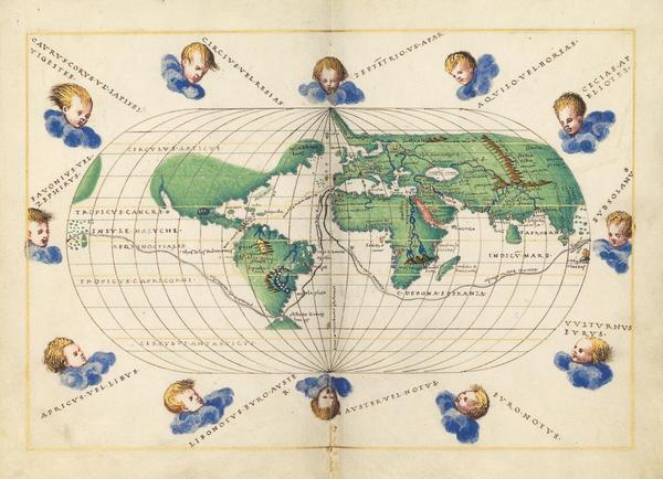 Portolan atlas of the world.  ILLUMINATED MANUSCRIPT ON VELLUM.  [Venice, c.  1542-46]