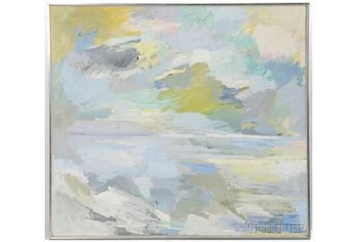 Hyde Solomon (American, 1911-1982) Painting, Inland Sea (Lot 235, Estimate $3,000-$5,000)