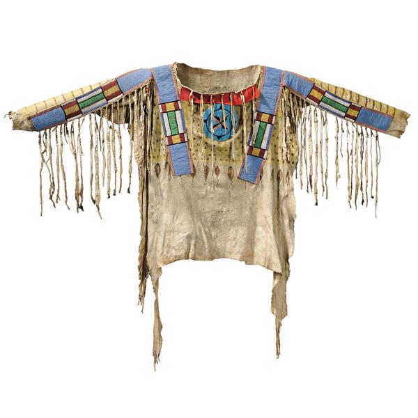 Blackfoot Beaded and Painted Antelope Hide Shirt, c.  1870 (Lot 131, Estimate $125,000-$175,000)