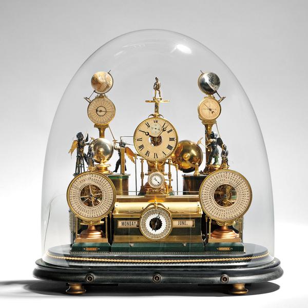 Louis E.  Meyer ‘Grand Complication’ Skeleton Clock, St.  Charles, Missouri, 1876 (Lot 138, Estimate $20,000-$40,000)