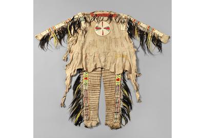 Rare and Important Blackfeet Chief’s Shirt and Leggings, c.  1830s (Lot 143, Estimate $600,000-$800,000)