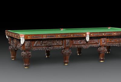 The "History of Australia" billiard table is considered among the most important ever created