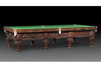 The "History of Australia" billiard table is considered among the most important ever created