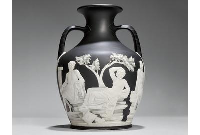 Wedgwood Numbered First Edition Copy of the Portland Vase, England, 18th century (Lot 365, Estimate $40,000-$60,000) 