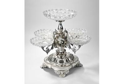 Gorham Sterling Silver Four-arm Epergne, Providence, c.  1890 (Lot 92, Estimate: $8,000-12,000)