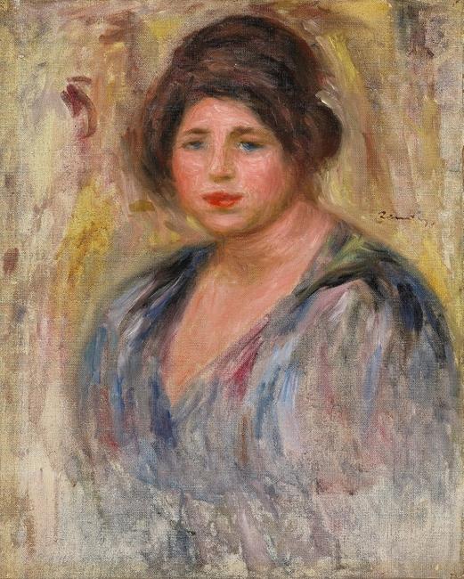 Portrait de Femme (Gabrielle Renard) by Pierre August Renoir 