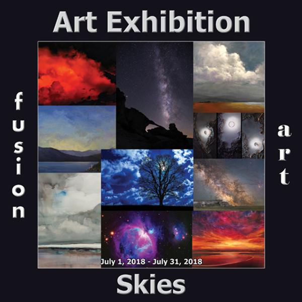 Fusion Art's 2nd Annual Skies Art Exhibition Opens July 1, 2018 www.fusionartps.com