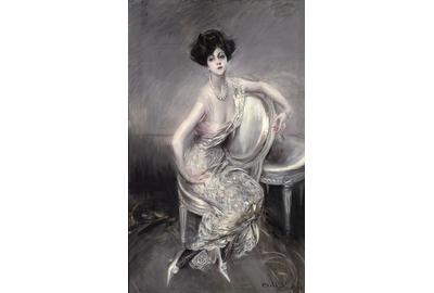 Boldini created this stunning commissioned portrait of the famed Rita de Acosta Lydig, a work considered to be one of his greatest masterpieces.