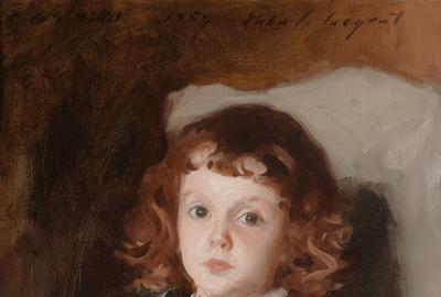 Portrait of Laurence Millet by John Singer Sargent