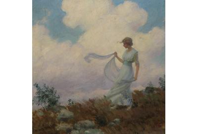 Charles Courtney Curran (American 1861-1942), The Hill Top 