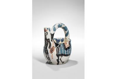 Pablo Picasso (1881-1973) Ceramic Cavalier and Horse Pitcher (Lot 253, Estimate $4,000-6,000)