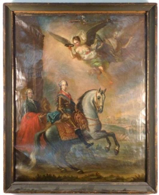 Lot 275 - Old Master Painting - British Soldiers