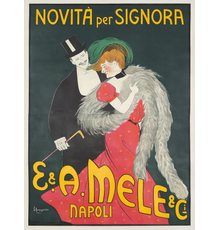 Leonetto Cappiello, Mele / Novità per Signora (1903).  Est: $8,000-$10,000.