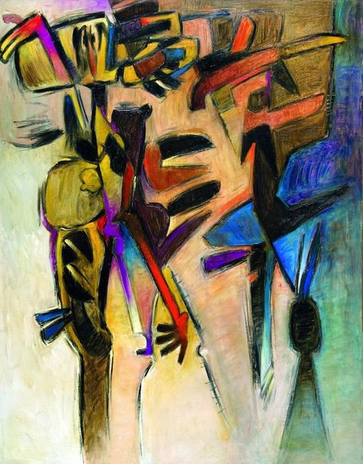 Gesticulante, 1976, Oil on canvas, 58.9 x 47.2 inches (150 x 120 cm)