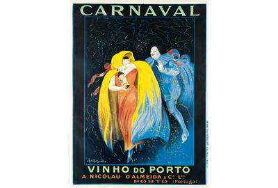 Lot 365: Leonetto Cappiello, Carnaval / Vinho do Porto, 1911.  Estimate $20,000 to $30,000.