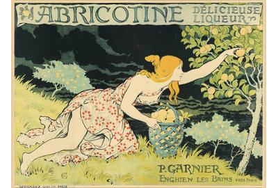 Eugene Grasset, Abricotine, circa 1905.  Estimate $7,000 to $10,000.