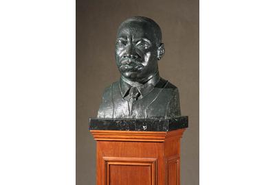 Elizabeth Catlett (American 1915-2012), Bust of Dr.  Martin Luther King, Jr.  (Estimate $50,000-$70,000)