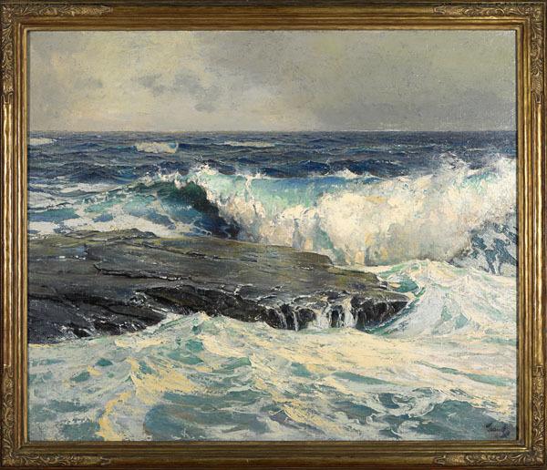 Frederick Judd Waugh, “Seascape”, $35,000-45,000