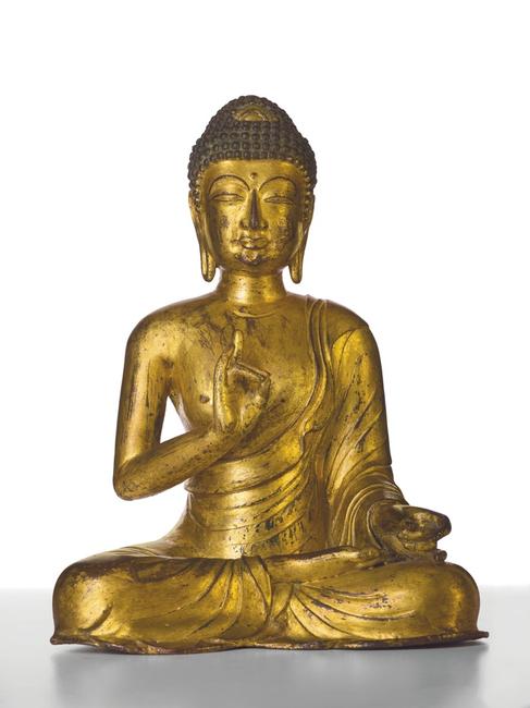 A VERY RARE GILT-BRONZE FIGURE OF BUDDHA AMITABHA CHINA, DALI KINGDOM, YUNNAN PROVINCE, 11TH-12TH CENTURY Estimate: $1,500,000-2,000,000