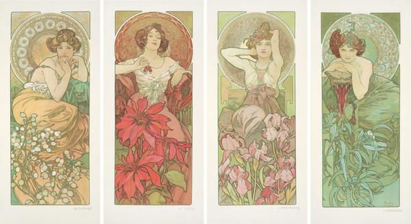 Alphonse Mucha, Precious Stones, 1902 ($192,000)