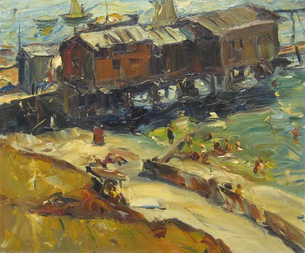 "Shore Scene", Maurice G.  Logan, Estimate: $30,000-50,000