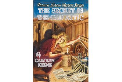 Lot 45: Russell H.  Tandy, The Secret in the Old Attic, watercolor, ink and gouache, for Nancy Drew Mystery Stories #21, by Carolyn Keene, 1944.  Sold June 5, 2018 for $35,000.  (Pre-sale estimate: $15,000 to $25,000)