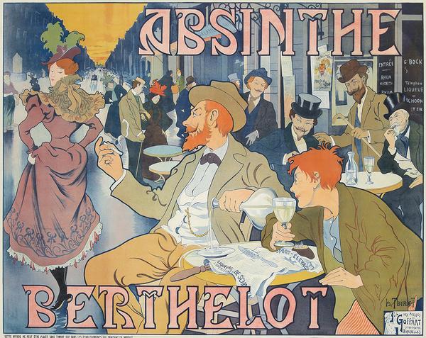 Henri Thiriet, Absinthe Berthelot, ca.  1898 ($108,000).