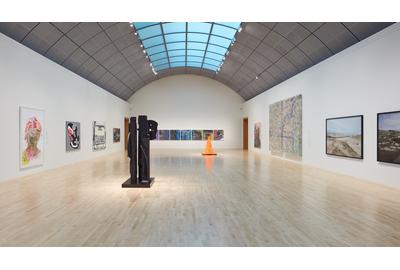 Installation photo of "South East North West: New Works from the Collection." On view at San José Museum of Art.  On view Oct 30, 2020–Sep 19, 2021.  Photo by J.  Arnold, Impart Photography.