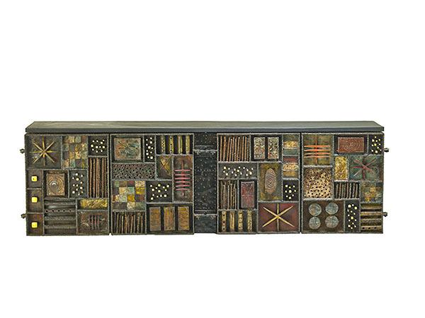 Lot 622: Paul Evans, Important Sculpture Front cabinet, $100,000 – 150,000