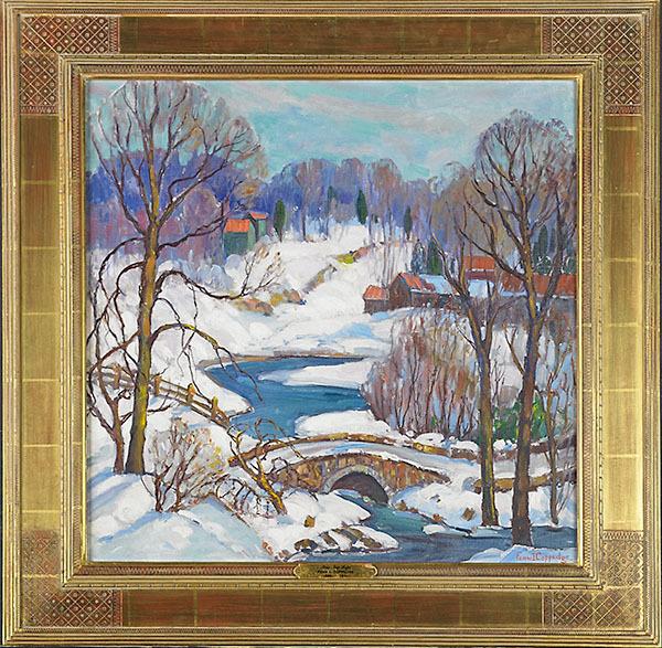 Lot 28, Fern Isabel Kuns Coppedge (American, 1883-1951), Near New Hope, $50,000-70,000