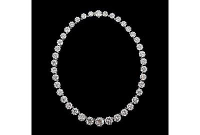 Van Cleef & Arpels Diamond Riviere Necklace from the Estate of Helene Rabb Cahners-Kaplan, $75,000-100,000