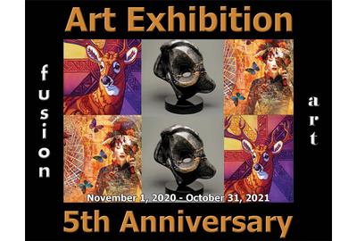 5th Anniversary Online Art Exhibition www.fusionartps.com