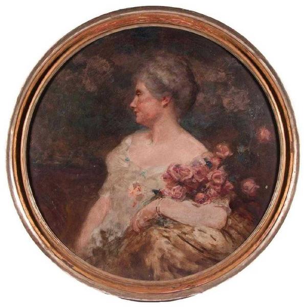 Oil painting of Phoebe Hearst, to be offered February 10 at Turner Auctions + Appraisals