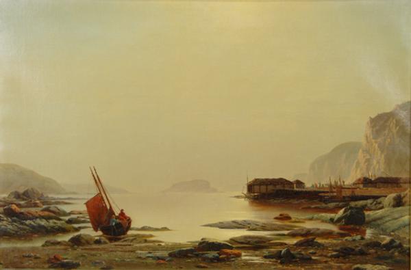 William Bradford, Low Tide, Labrador, oil