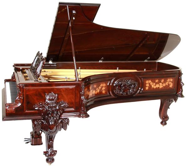 The top lot of the auction was this Steinway Model D Centennial Concert Grand piano that topped its high estimate, going out at $169,400.