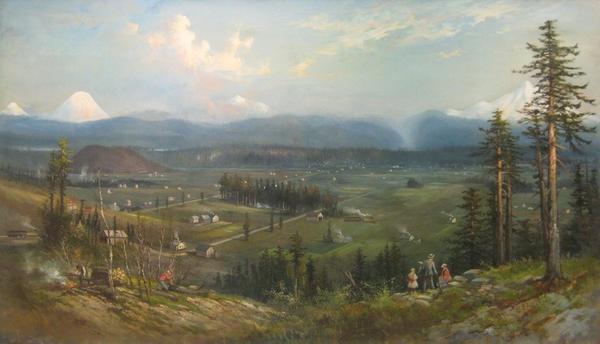 View of Portland, Oregon - C.  C.  Eisele