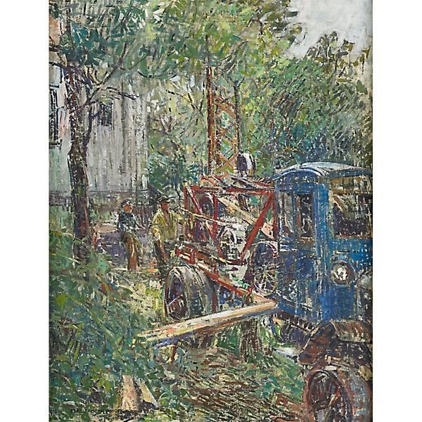 Lot 80 - Mary Elizabeth Price, The Well Digger from Titusville - Sold for: $ 50,000