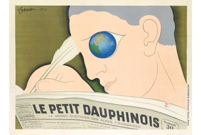 Leonetto Cappiello, Le Petit Dauphinois, 1933.  Estimate $30,000 to $40,000.