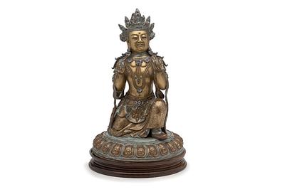 Sino-Tibetan Porcelain Bodhisattva sold for $44,650