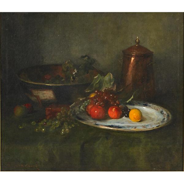 Lot 9: William Merritt Chase, The Copper Urn, $45,000-65,000.