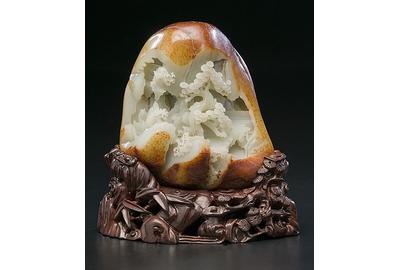 Chinese Jade Boulder - realized $15,600