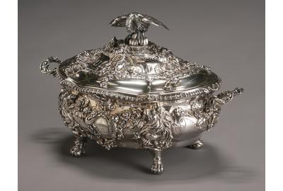 George IV Silver Covered Soup Tureen Richard Sibley, London, 1820