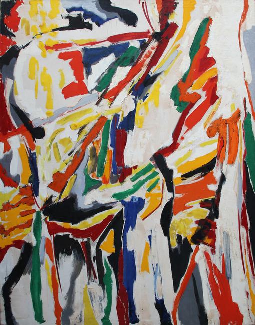 Ernest Briggs, Untitled, November 1959, Oil on Canvas, 89" x 70"