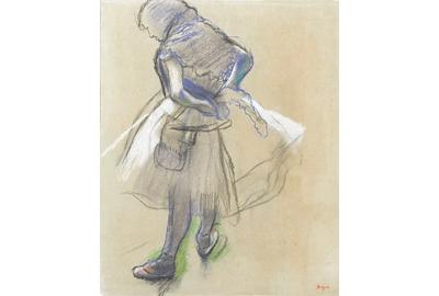 STEPHEN ONGPIN FINE ART: HILAIRE-GERMAIN-EDGAR DEGAS Paris 1834-1917 Paris Dancer (Préparation en dedans) Charcoal, with stumping, on buff paper.  Haughton International Fairs Launch a True `Collectors Fair’ In the heart of London June 10-16, 2010 